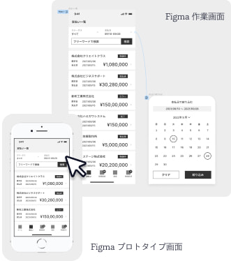 Figmaプロトタイプ画面